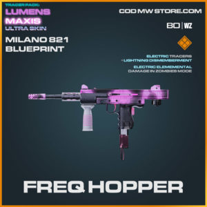 Freq Hopper Milano 821 blueprint skin in Warzone and Cold War