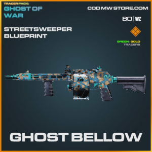 Ghost Bellow streetsweeper blueprint skin in Warzone and Cold War