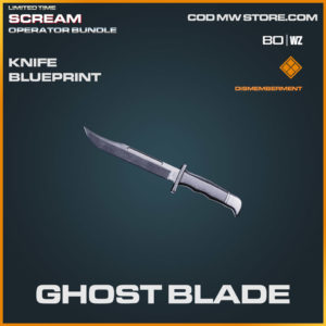 Ghost Blade Knife Ghostface skin in Warzone and Cold War