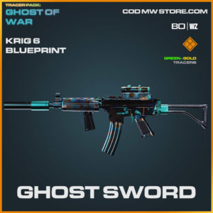 Ghost Sword Krig 6 blueprint skin in Warzone and Cold War