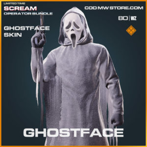Ghostface Skin Scream in Warzone and Cold War