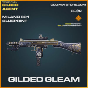 Gilded Gleam Milano 821 blueprint skin in Warzone and Cold War