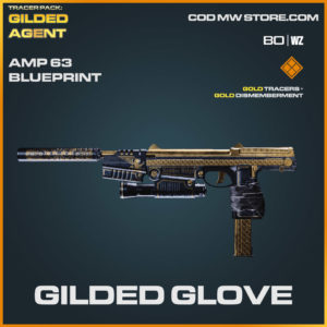 Gilded Glove AMP63 blueprint skin in Warzone and Cold War