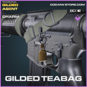 Gilded Teabag charm in Warzone and Cold War