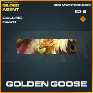 Golden Goose calling card in Warzone and Cold War