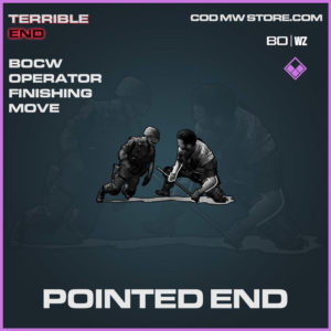 Pointed End Finishing Move in Warzone and Cold War