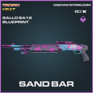 Sand Bar Gallo SA12 blueprint skin in Warzone and Cold War