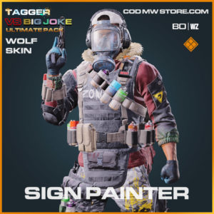 Sign Painter WOlf skin in Warzone and Cold War