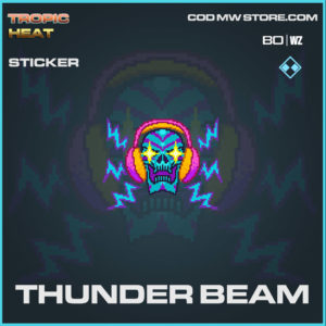 Thunder Beam sticker in Warzone and Cold War