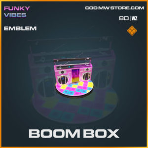 boom box emblem in Warzone and Cold War