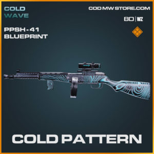 Cold Pattern PPSH-41 blueprint in Warzone and Cold War