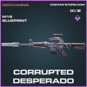 corrupted desperado m16 blueprint in Warzone and Cold War