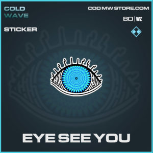 Eye See You sticker in Warzone and Cold War