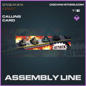 assembly line calling card in Vanguard and Warzone