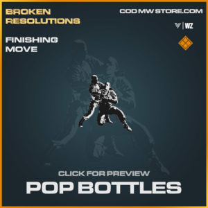 pop bottles finishing move in Vanguard and Warzone