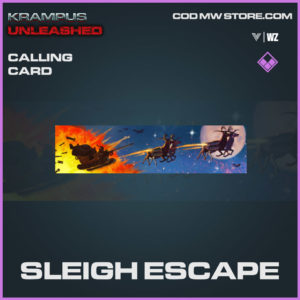 sleigh escape calling card in Vanguard and Warzone