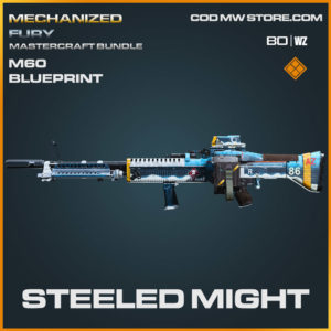 steeled might M60 blueprint in Cold War and Warzone