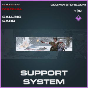 support system calling card in Vanguard and Warzone