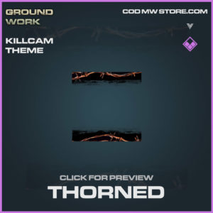 thorned killcam theme in Vanguard