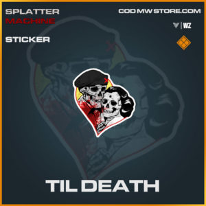 til death sticker in Vanguard and Warzone