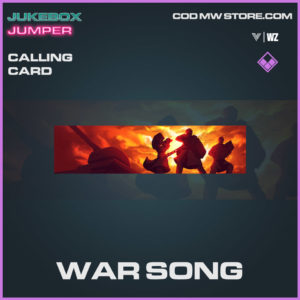 war song calling card in Vanguard and Warzone