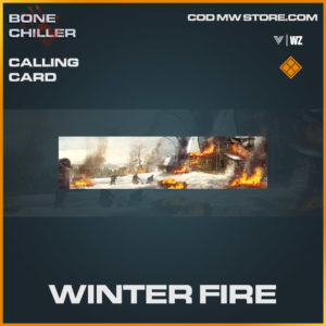 winter fire calling card in Vanguard and Warzone