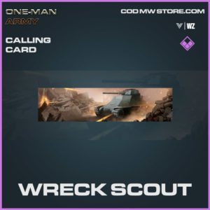 wreck scout calling card in Vanguard and Warzone