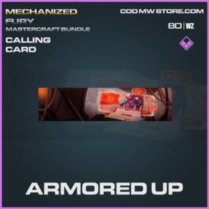 armored up calling card in Cold War and Warzone