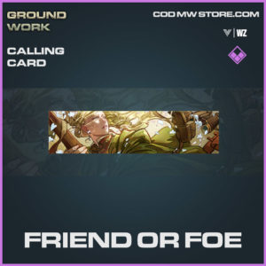 friend or foe calling card in Vanguard and Warzone