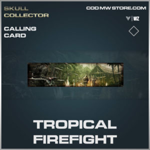 tropical firefight calling card in Vanguard and Warzone