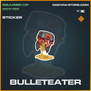 bulleteater sticker in Vanguard and Warzone