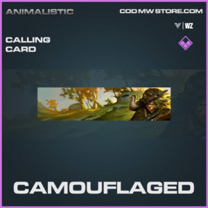Camouflaged calling card in Warzone and Vanguard