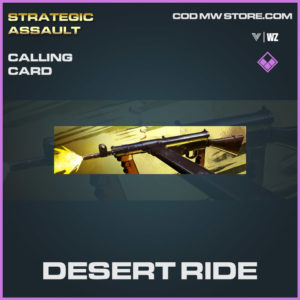 Desert Ride calling card in Warzone and Vanguard