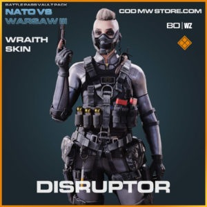 Disruptor Wraith Skin in Cold War and Warzone