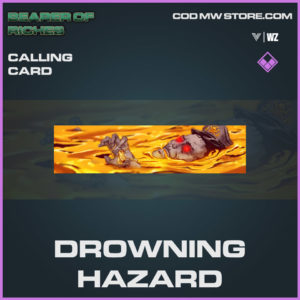 drowning hazard calling card in Vanguard and Warzone