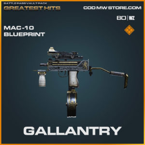 Gallantry MAC-10 blueprint skin in Warzone and Cold War