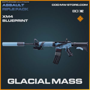Glacial Mass XM4 skin blueprint in Warzone and Cold War
