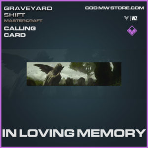 In Loving memory calling card in Warzone and Vanguard