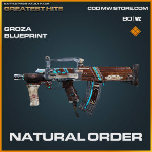 Natural ORder groza blueprint skin in Warzone and Cold War