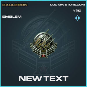 new text emblem in Vanguard and Warzone