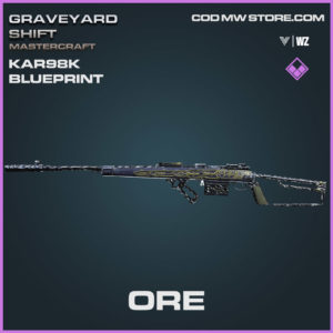 Ore kar98k blueprint skin in Warzone and Vanguard