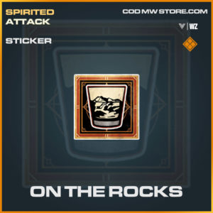 on the rocks sticker in Vanguard and Warzone