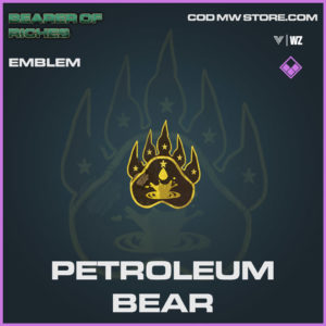 petroleum bear emblem in Vanguard and Warzone