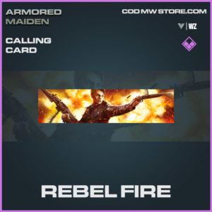 Rebel Fire calling card in Warzone and Vanguard