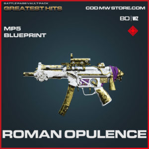 Roman Opulence MP5 blueprint skin in Warzone and Cold War