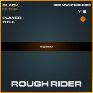 rough rider player title in Warzone and Vanguard
