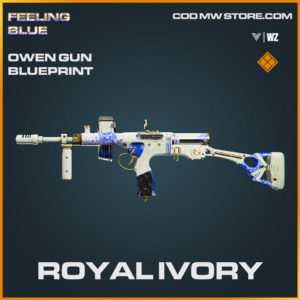 royal ivory owen gun blueprint in vanguard and warzone