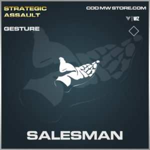 Salesman Gesture in Warzone and Vanguard
