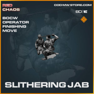 Slithering Jab finishing move in Cold War and Warzone
