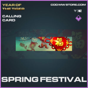 spring festival calling card in Vanguard and Warzone